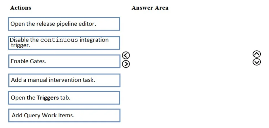 AZ-400 question #10 exhibit 1