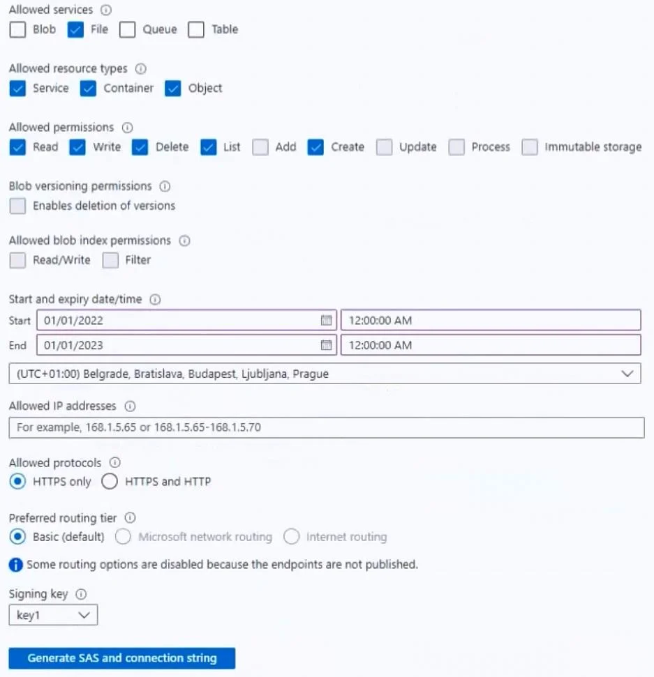 AZ-500 question #303 exhibit 2