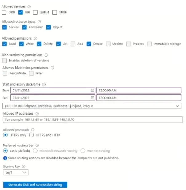 AZ-500 question #425 exhibit 1
