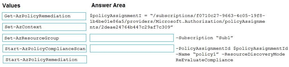AZ-500 question #505 exhibit