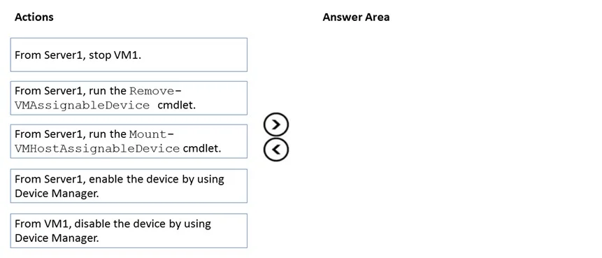 AZ-800 question #43 exhibit