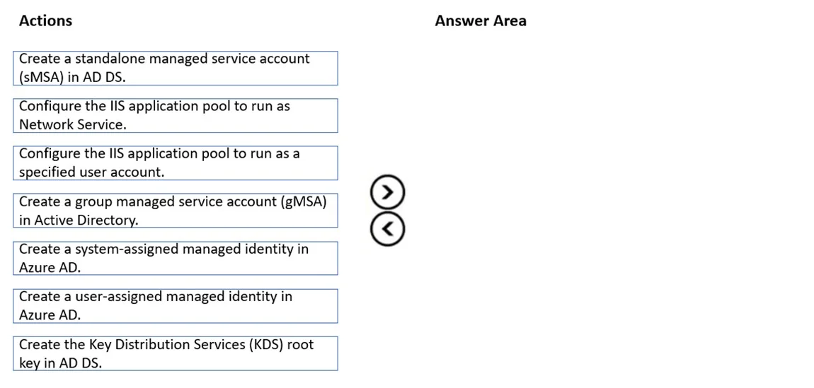 AZ-800 question #9 exhibit