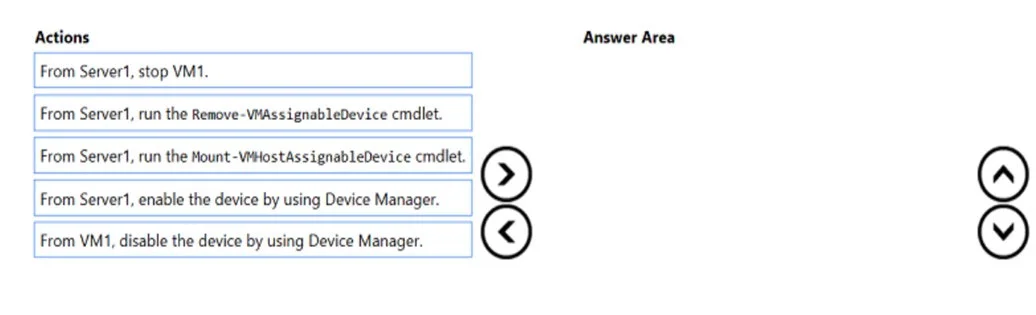 AZ-800 question #128 exhibit