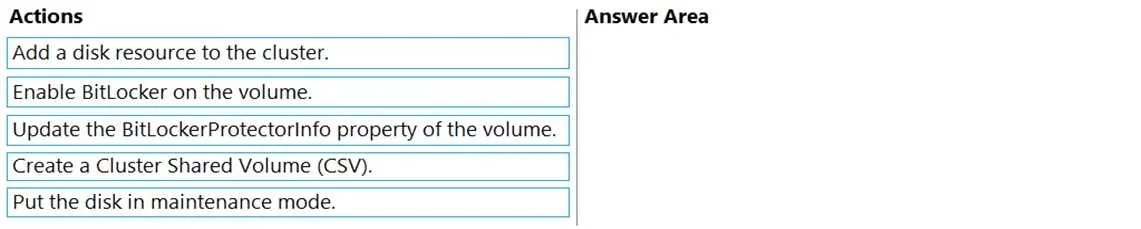 AZ-801 question #32 exhibit