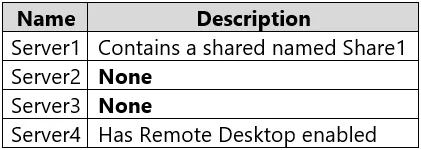 AZ-801 question #62 exhibit 1