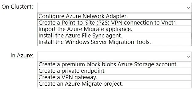 AZ-801 question #58 exhibit