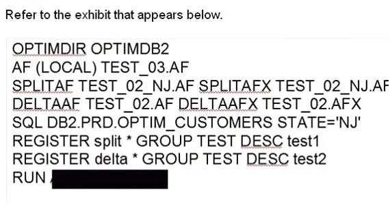 C2090-461 question #138 exhibit