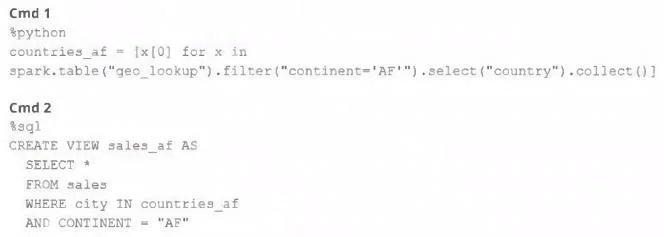 CERTIFIED-DATA-ENGINEER-PROFESSIONAL question #9 exhibit