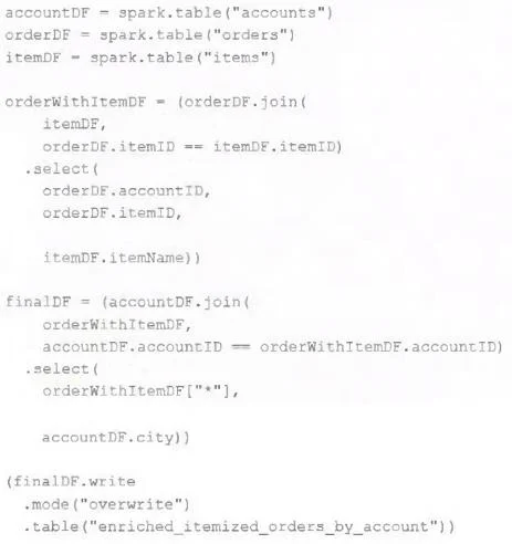 CERTIFIED-DATA-ENGINEER-PROFESSIONAL question #32 exhibit