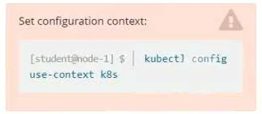 CKAD question #18 exhibit 1
