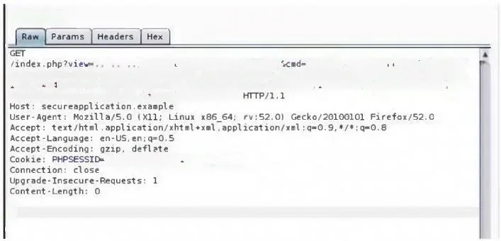 CS0-003 question #287 exhibit