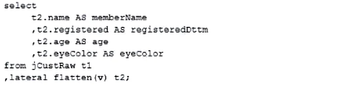 DEA-C02 question #13 exhibit 2