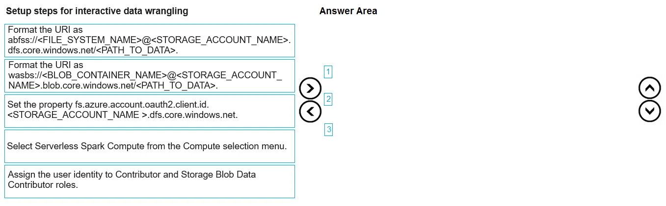 DP-100 question #260 exhibit