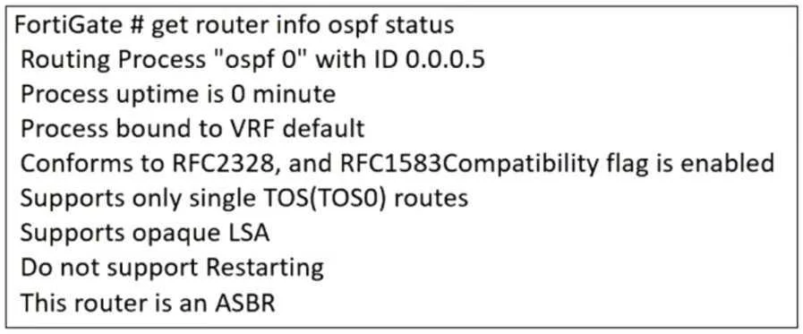 FCSS_EFW_AD-7.4 question #6 exhibit