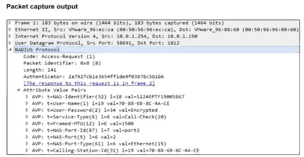 FCSS_LED_AR-7.6 question #25 exhibit 1