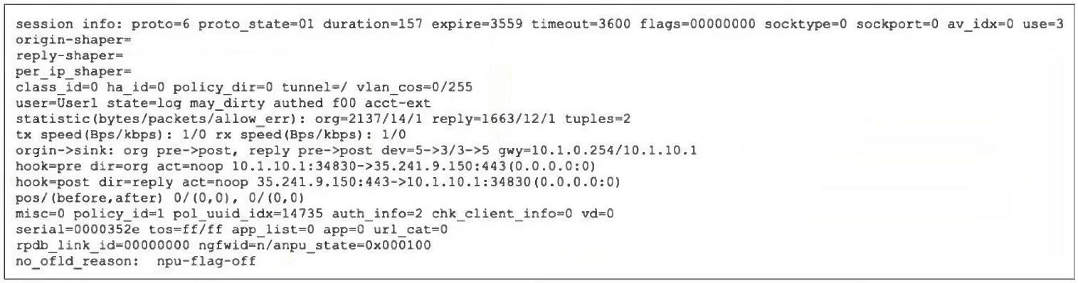 FCSS_NST_SE-7.6 question #18 exhibit