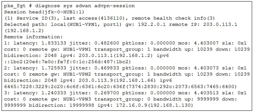 FCSS_SDW_AR-7.6 question #52 exhibit