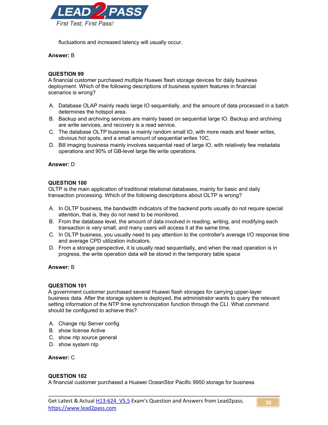 H13-624_V5.5 question #100 exhibit