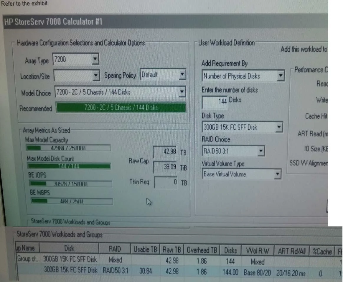HP0-J64 question #52 exhibit