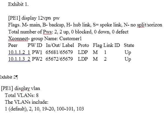 HPE0-Y53 question #105 exhibit 1