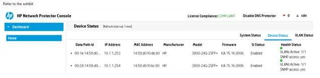 HPE2-Z38 question #36 exhibit