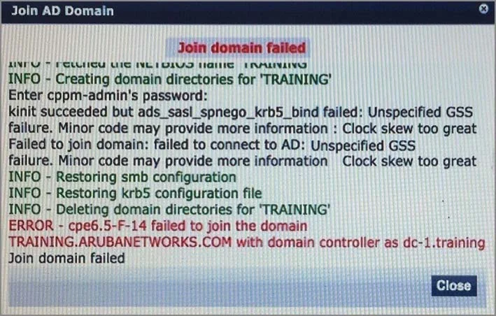 HPE6-A07 question #61 exhibit