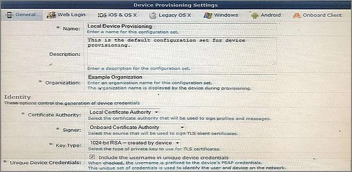 HPE6-A15 question #132 exhibit