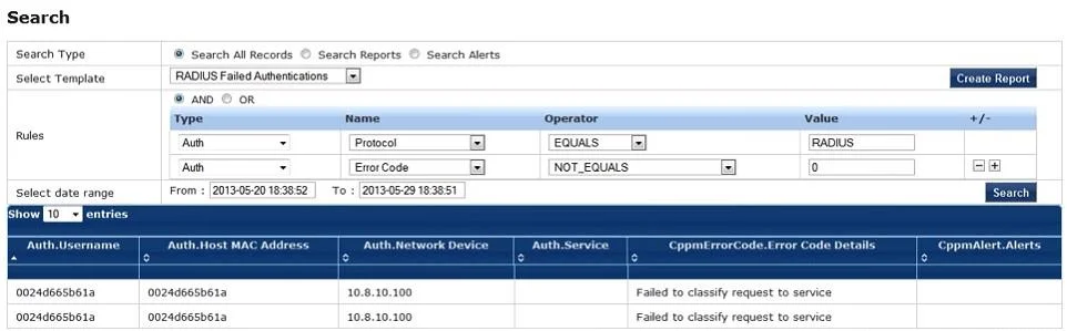 HPE6-A15 question #55 exhibit