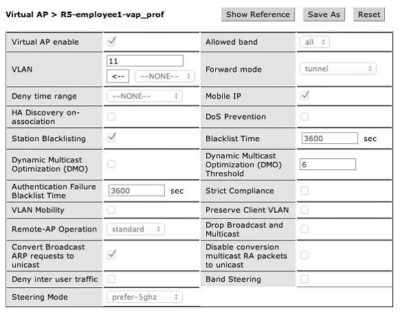 HPE6-A29 question #54 exhibit