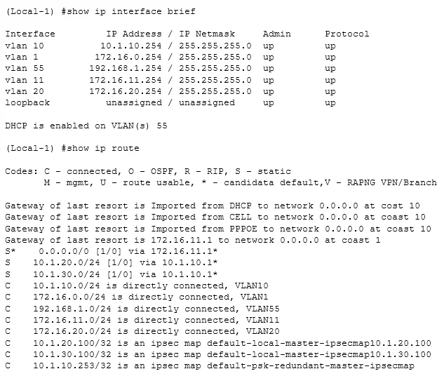 HPE6-A40 question #21 exhibit 2