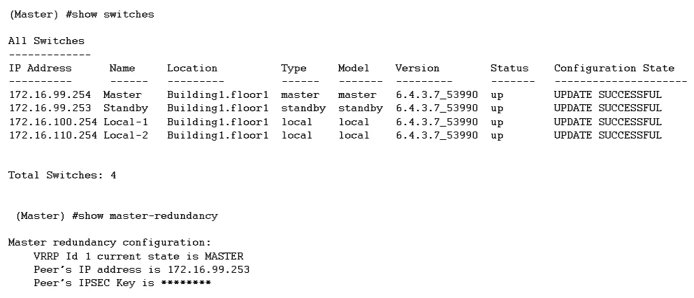 HPE6-A40 question #46 exhibit 2