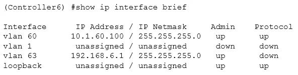 HPE6-A40 question #30 exhibit