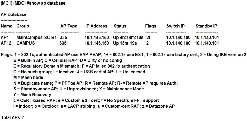HPE6-A48 question #73 exhibit 1