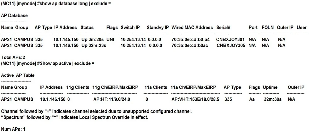 HPE6-A48 question #66 exhibit