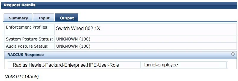 HPE6-A48 question #13 exhibit 1