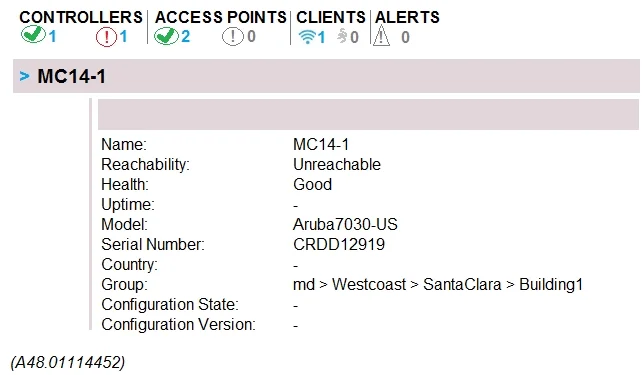 HPE6-A48 question #56 exhibit 1
