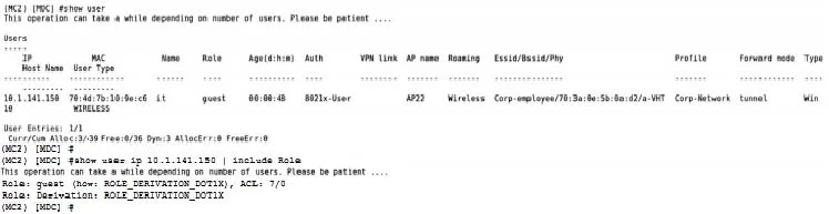 HPE6-A48 question #55 exhibit 1