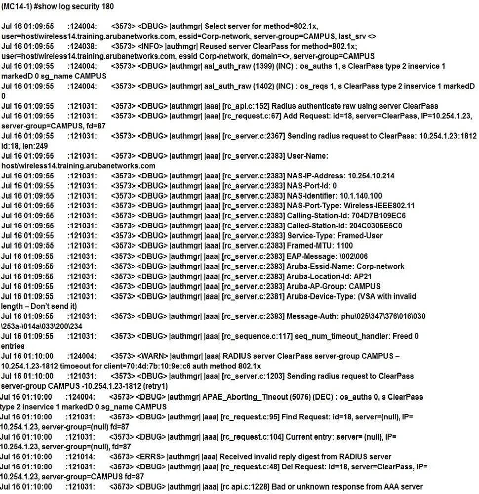HPE6-A48 question #38 exhibit