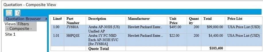 HPE6-A49 question #44 exhibit