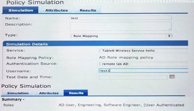 HPE6-A68 question #111 exhibit
