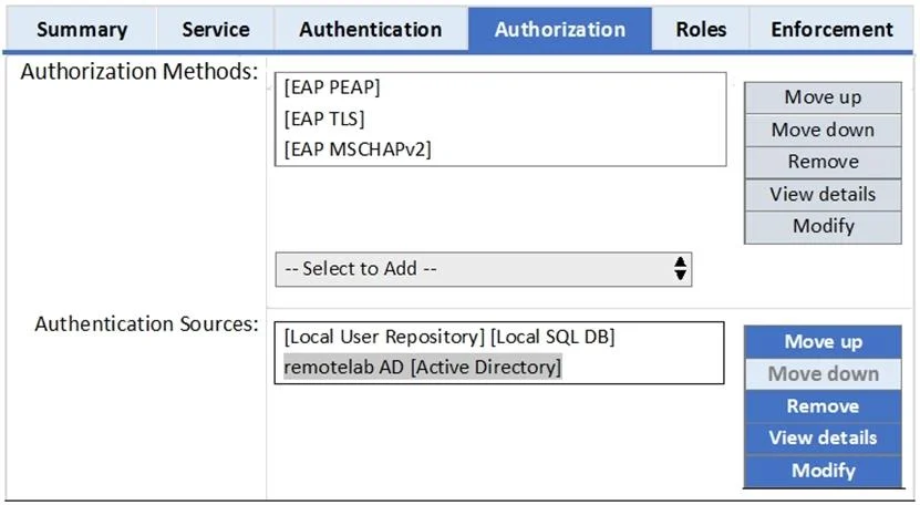 HPE6-A68 question #52 exhibit