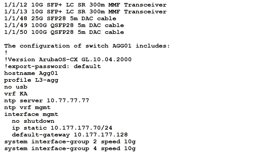 HPE6-A69 question #56 exhibit 2