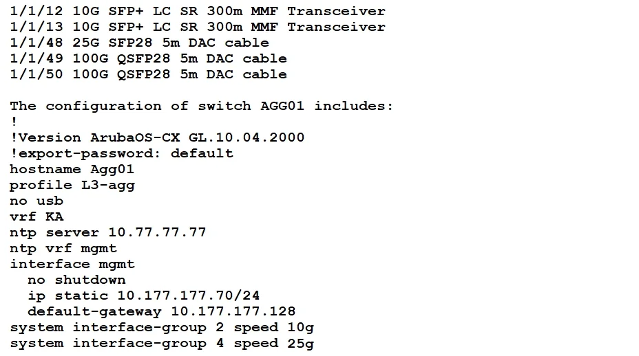 HPE6-A69 question #33 exhibit 2