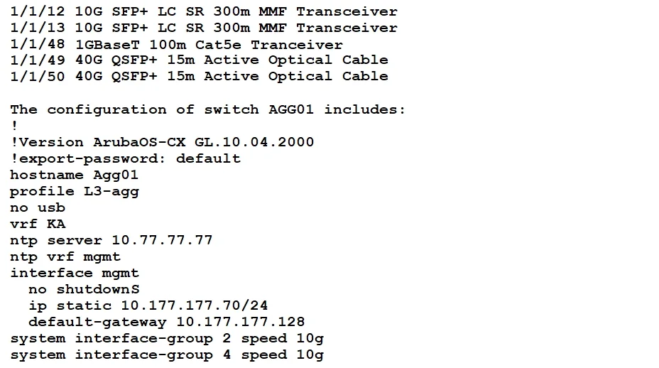 HPE6-A69 question #38 exhibit 2