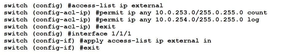 HPE6-A69 question #59 exhibit