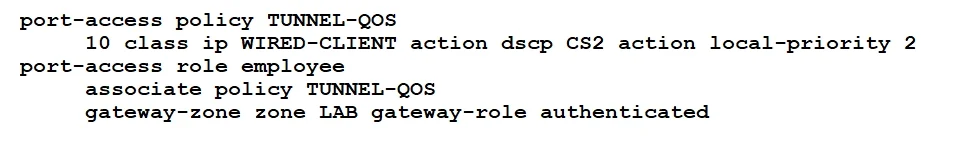 HPE6-A69 question #41 exhibit