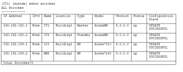 HPE6-A71 question #140 exhibit