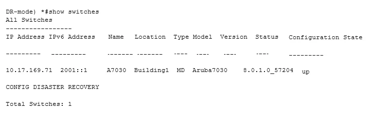 HPE6-A71 question #124 exhibit