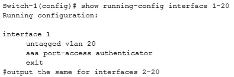 HPE6-A75 question #37 exhibit