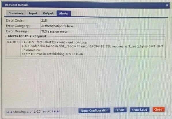 HPE6-A77 question #35 exhibit